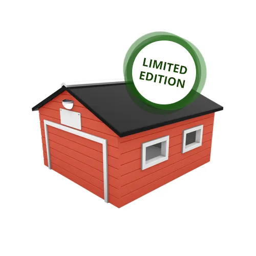 My Robot Home Plus Beschermhuisje Red